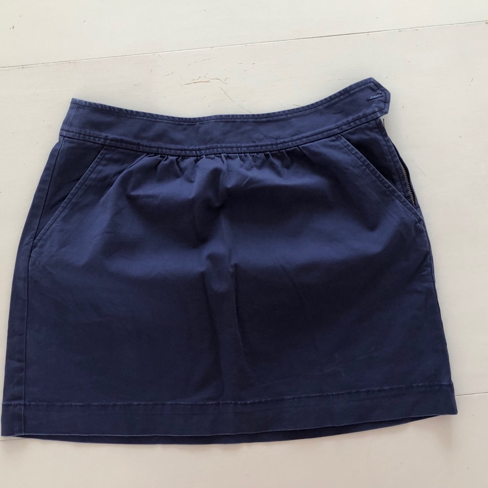 JCrew blue skirt